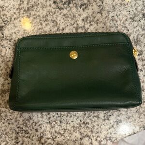 Cole Haan Green Leather pouch